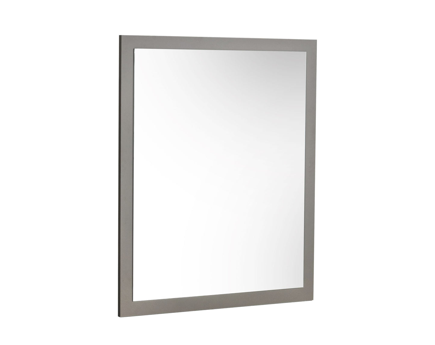 Nova Domus Lucia - Italian Modern Elm and Matte Grey Mirror