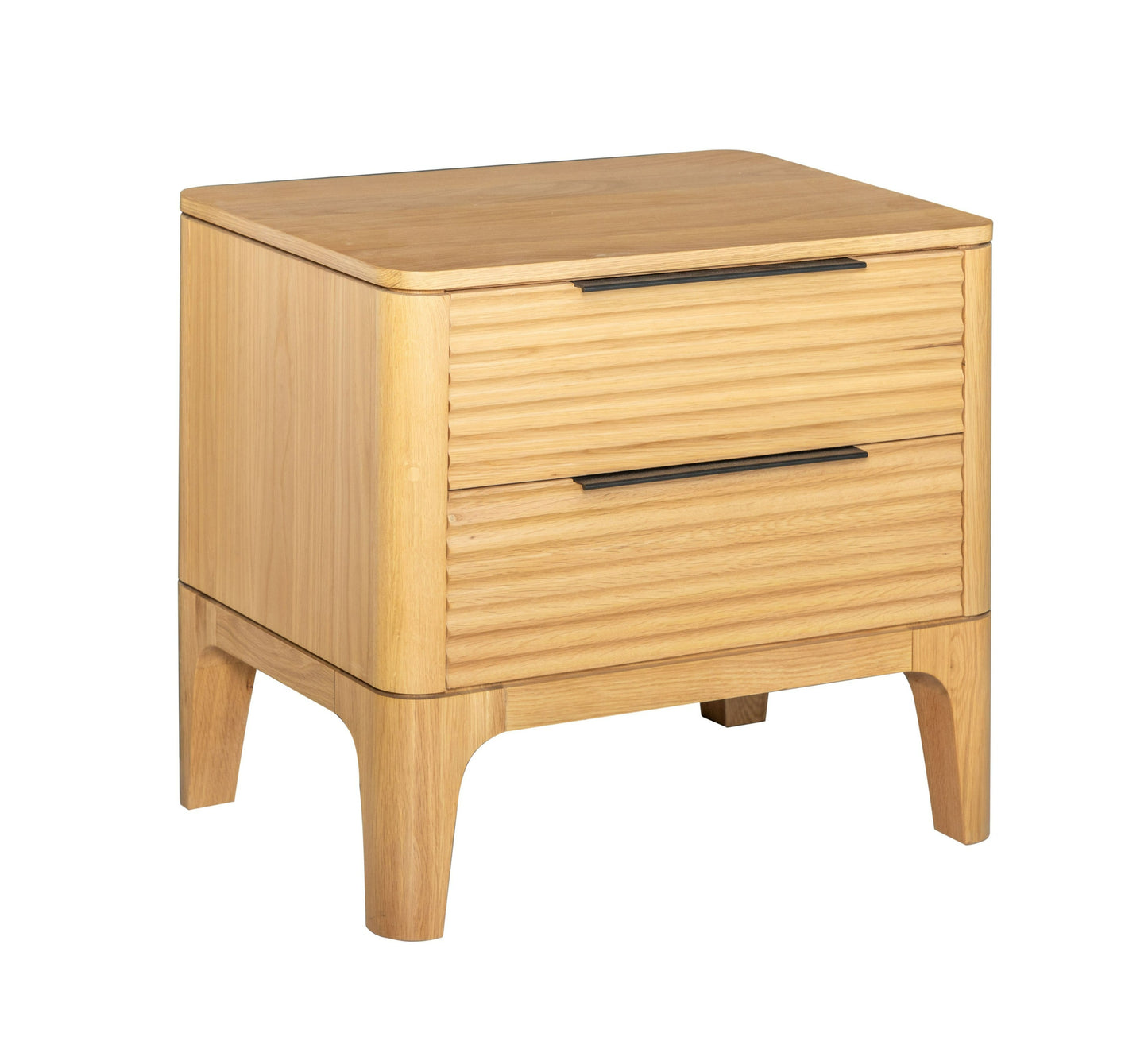 Modrest Seattle - Modern Natural Oak Nightstand