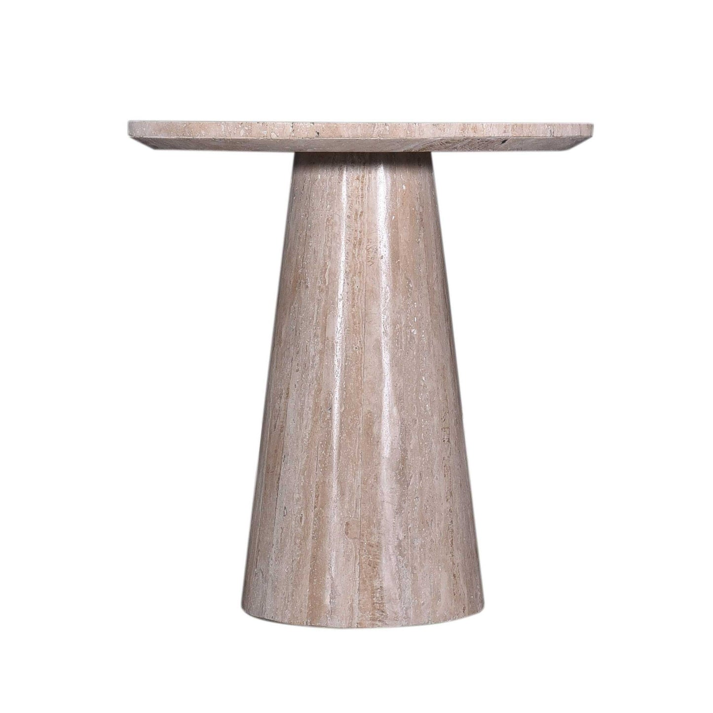 Modrest Velma - Modern Travertine Marble End Table