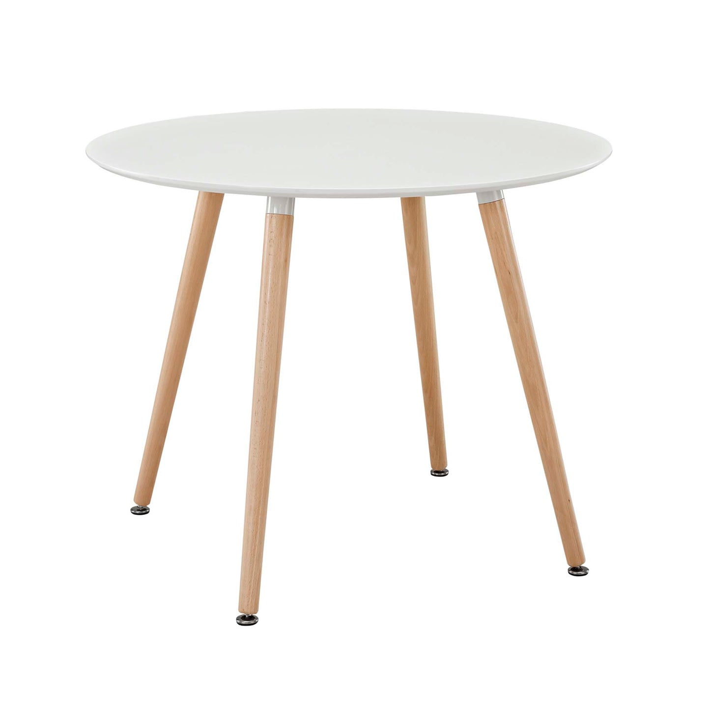 Track Round Dining Table by Modway in White