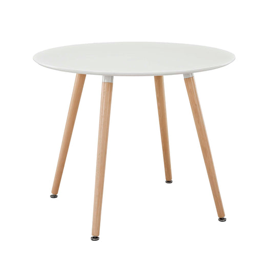 Track Round Dining Table by Modway in White
