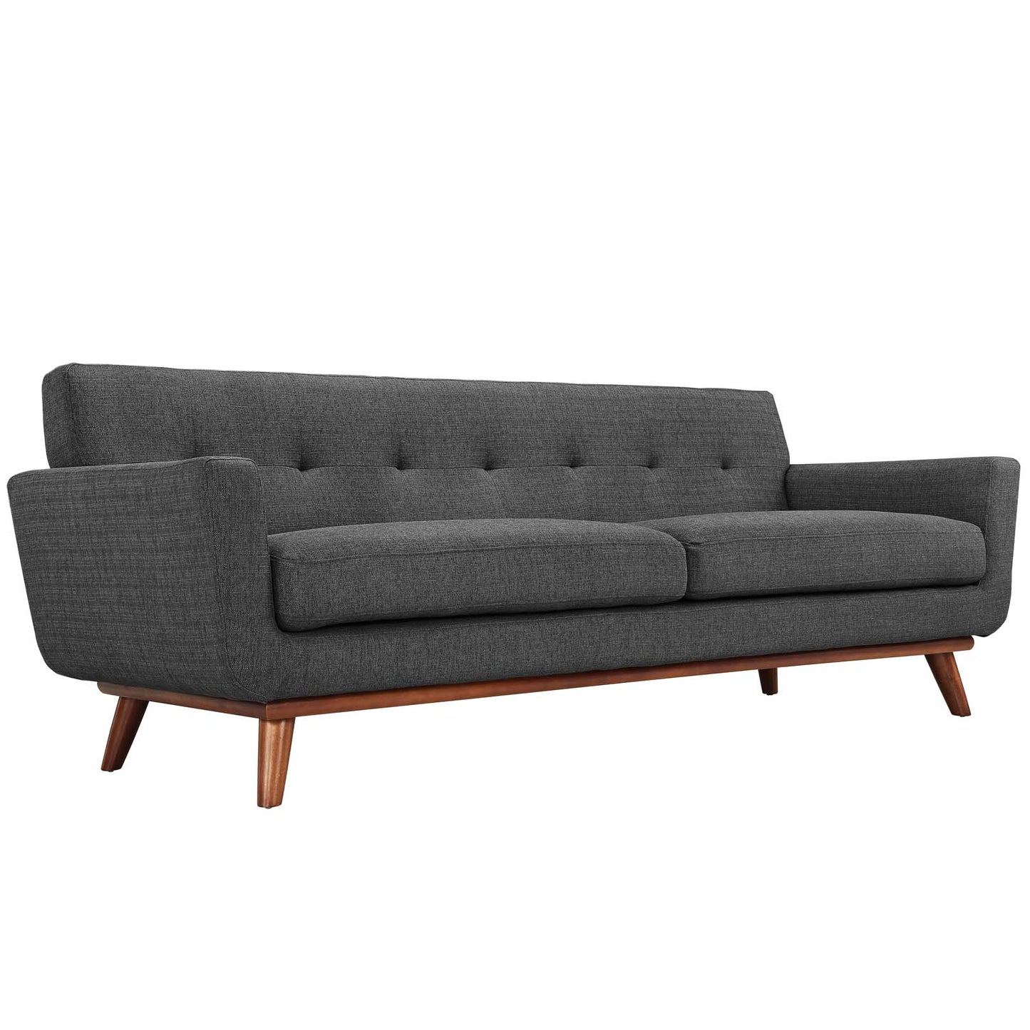 Engage Upholstered Fabric Sofa by Modway in Gray