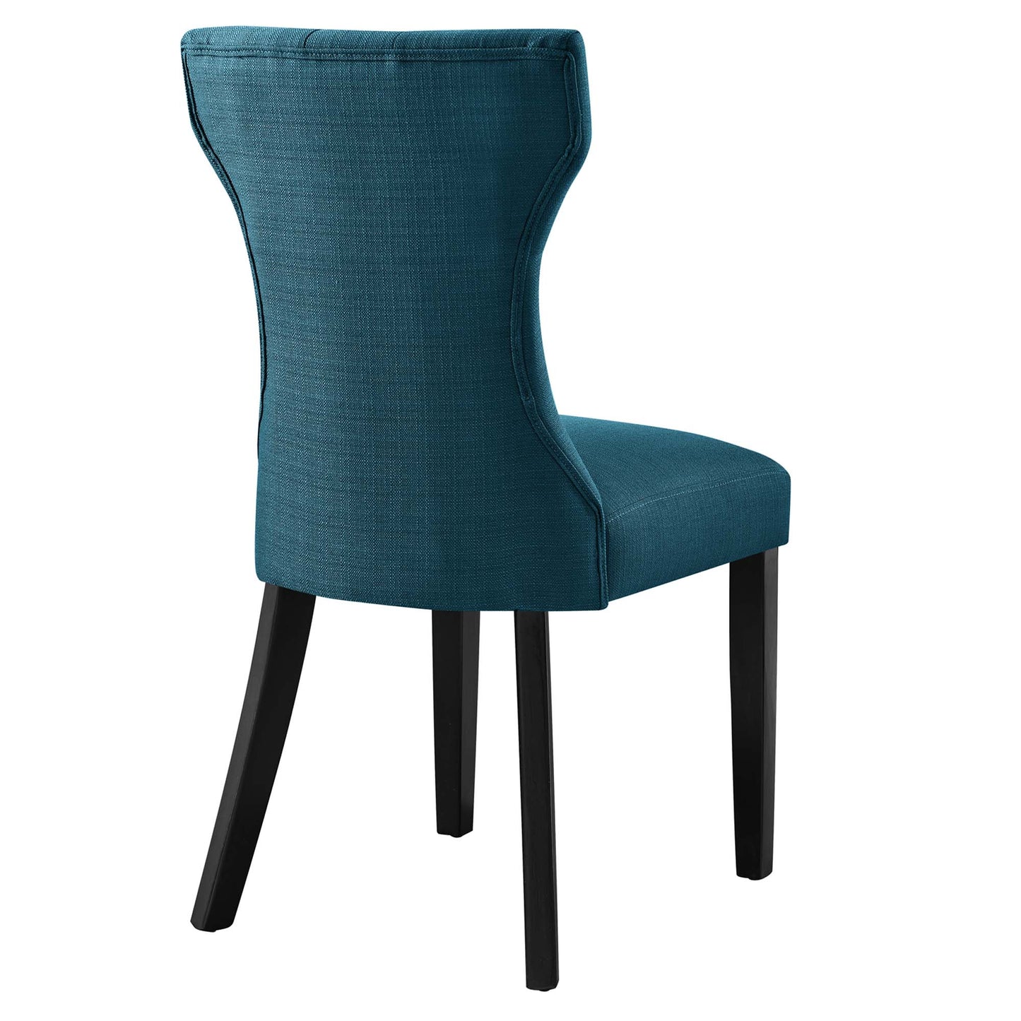 Silhouette Dining Side Chair by Modway in Azure