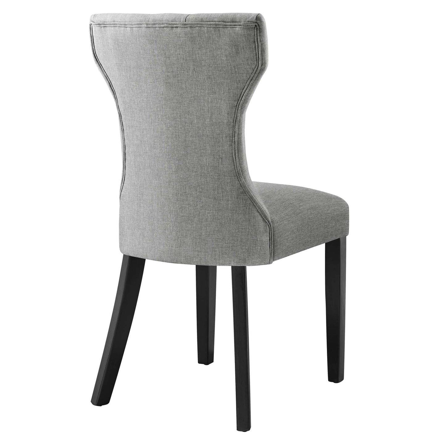 Silhouette Dining Side Chair by Modway in Light Gray