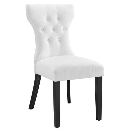 Silhouette Dining Side Chair by Modway in White