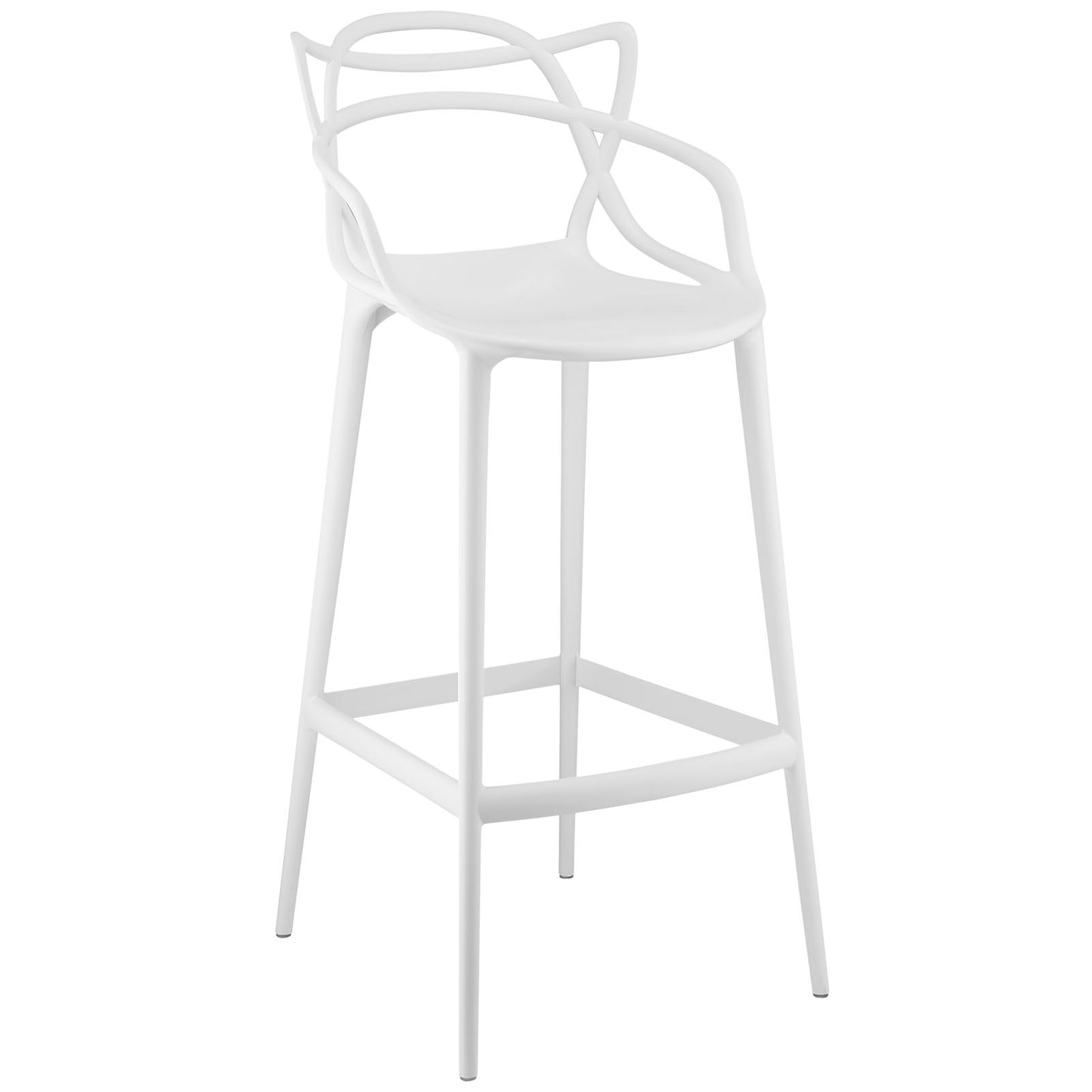Entangled Bar Stool by Modway in White