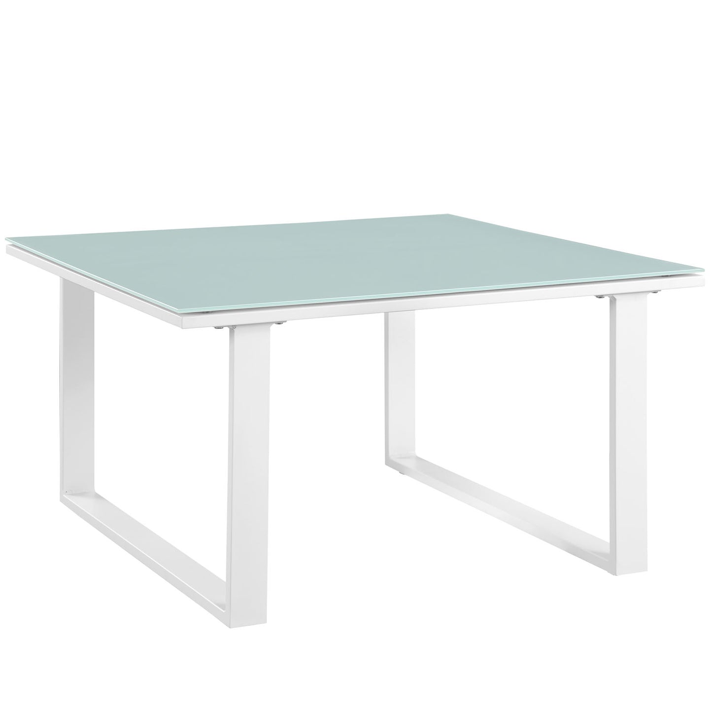 Fortuna Outdoor Patio Side Table by Modway in White