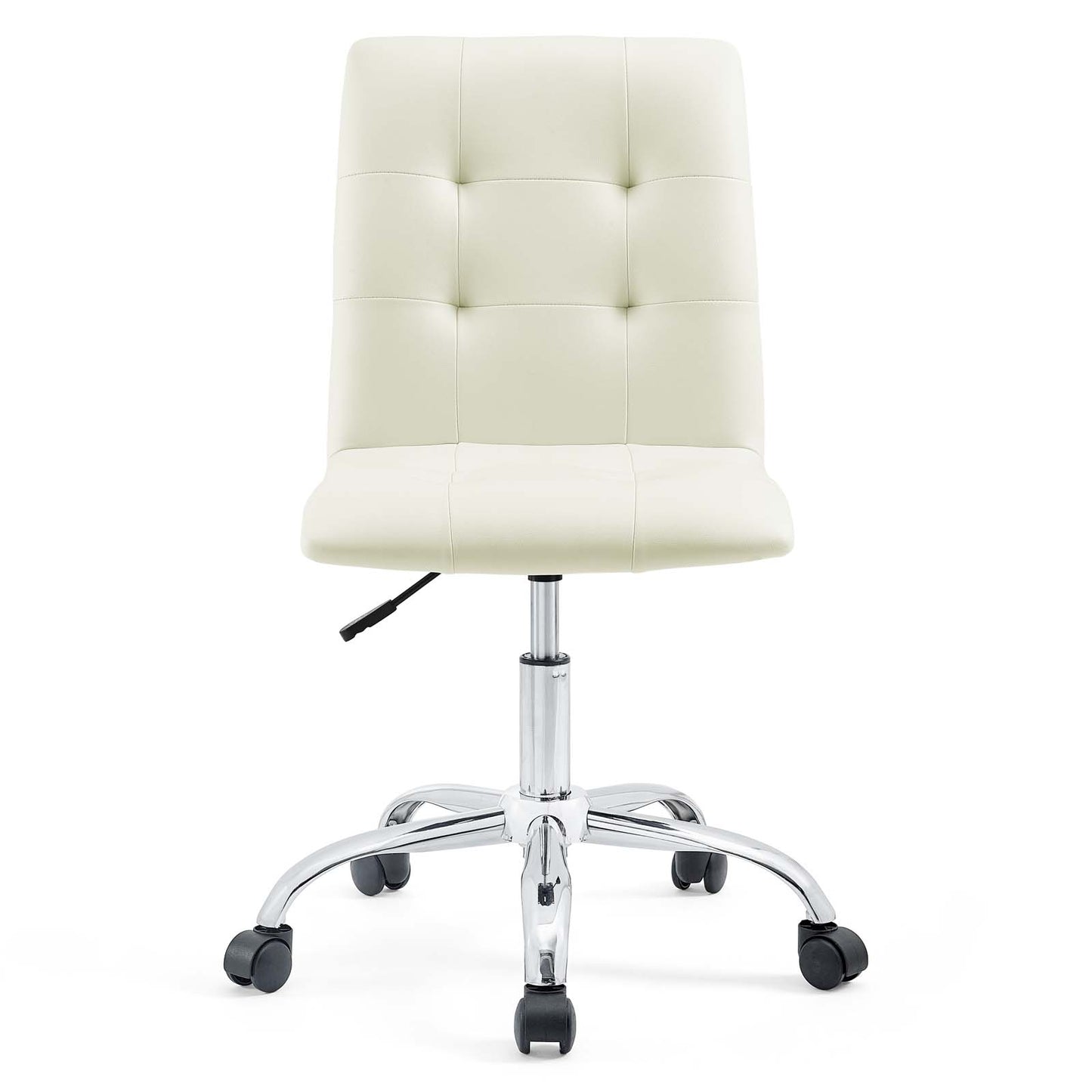 Prim Armless Mid Back Office Chair by Modway in White