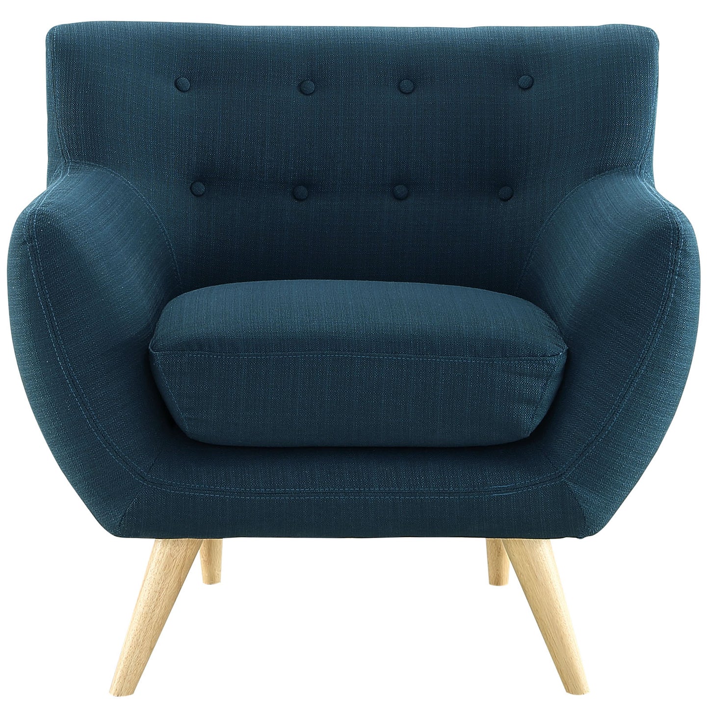 Remark Upholstered Fabric Armchair by Modway in Azure