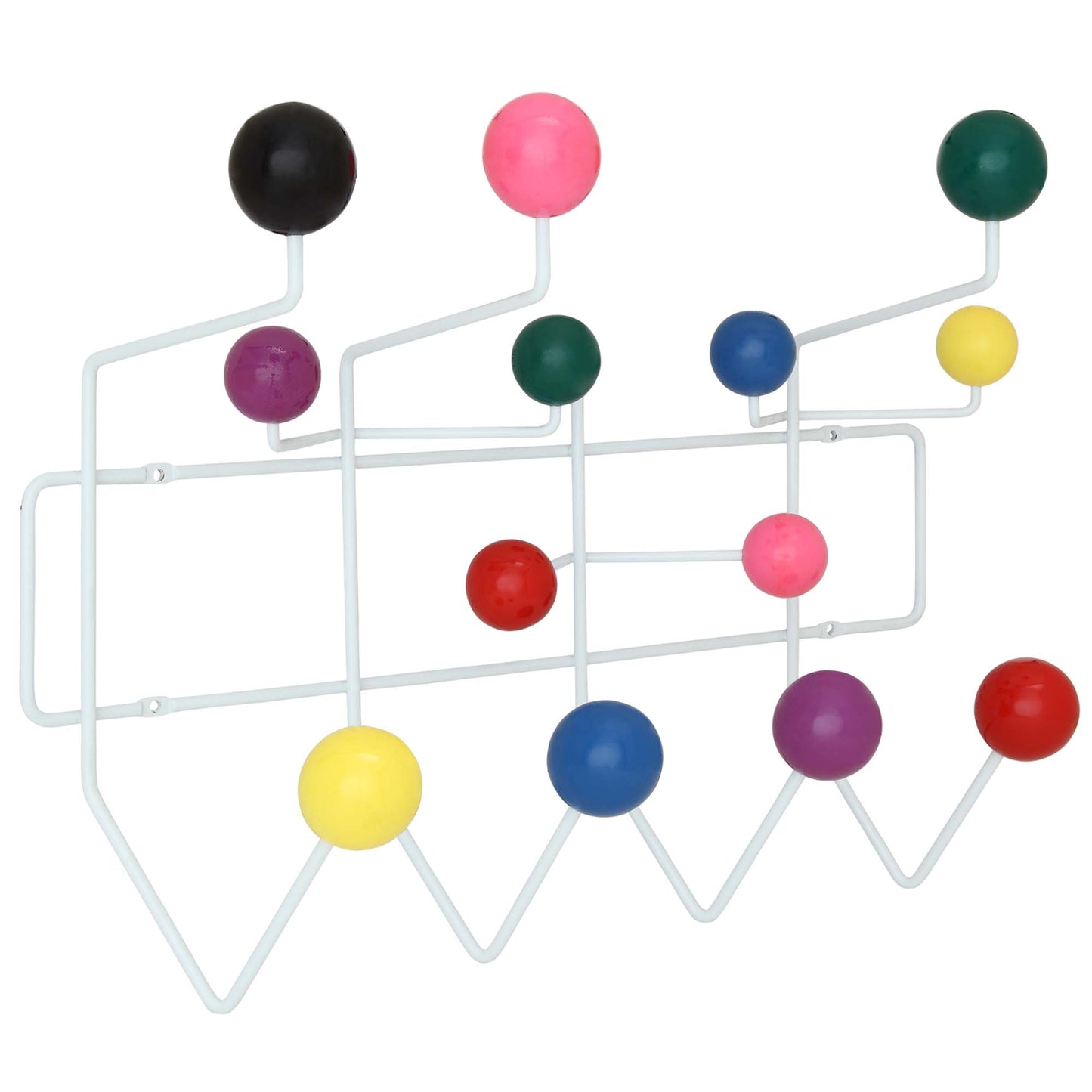 Gumball Coat Rack by Modway in Multicolored