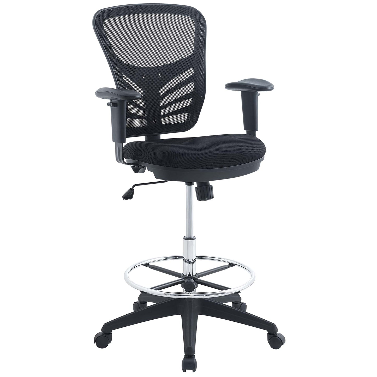 Articulate Drafting Chair by Modway in Black