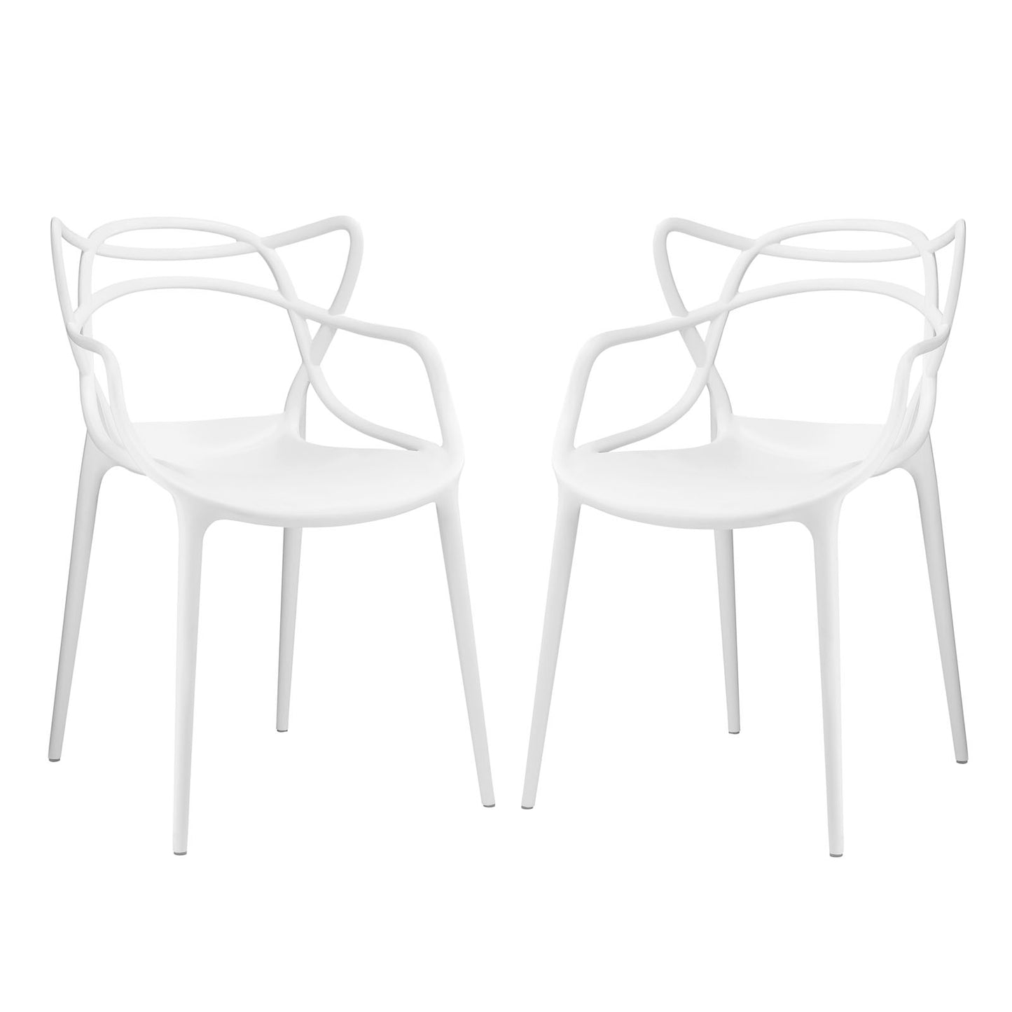 Entangled Dining Set Set of 2 by Modway in White