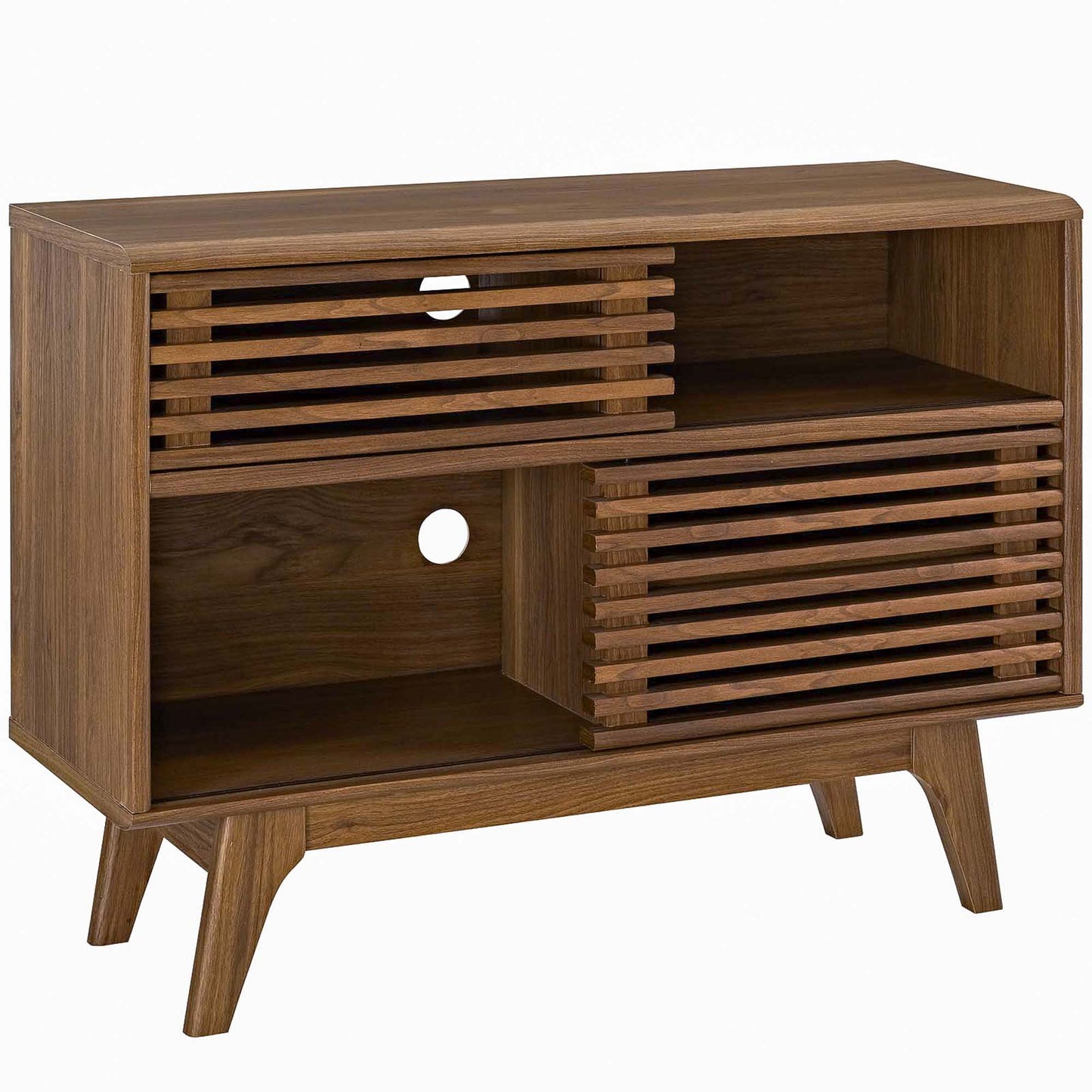 Render Display Stand by Modway in Walnut
