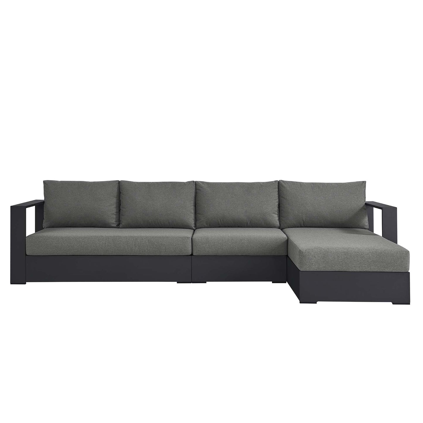 Lamod outdoor sectional - aluminum w performance cushions