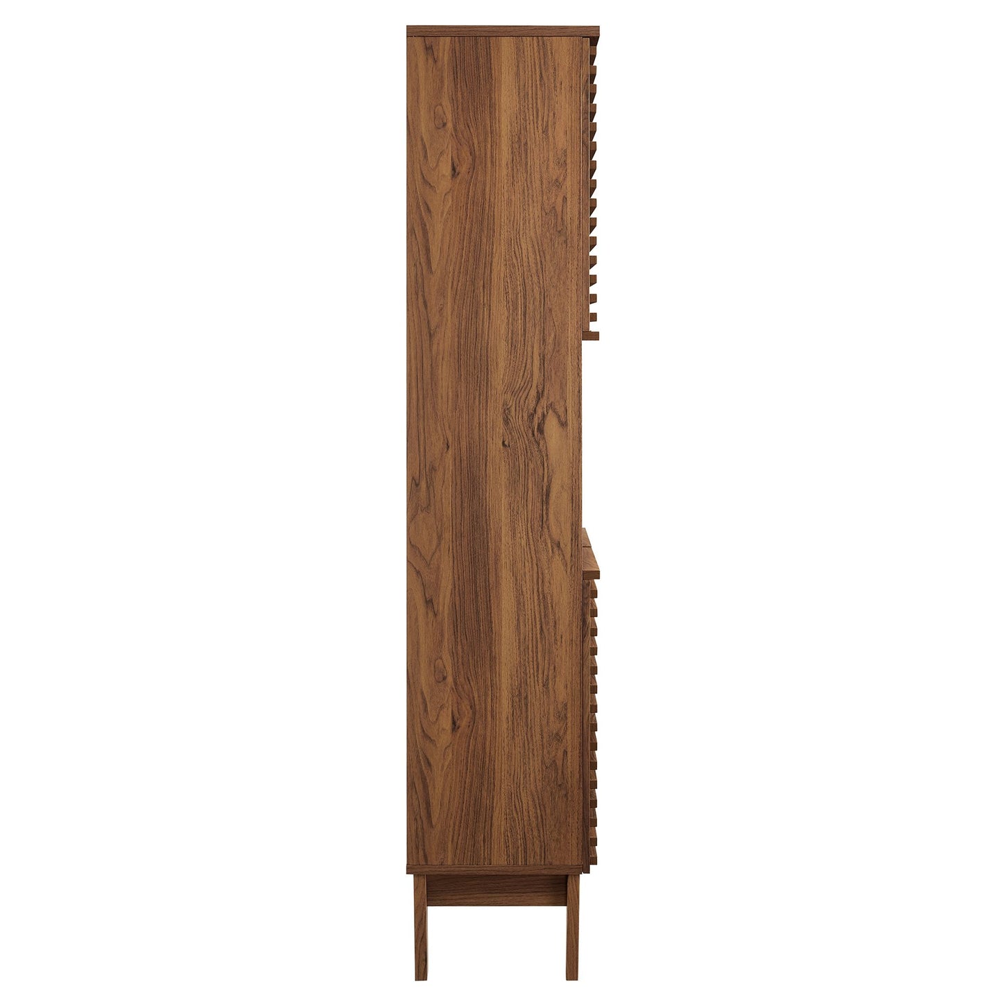 Render Tall Bathroom Storage Cabinet  in Walnut