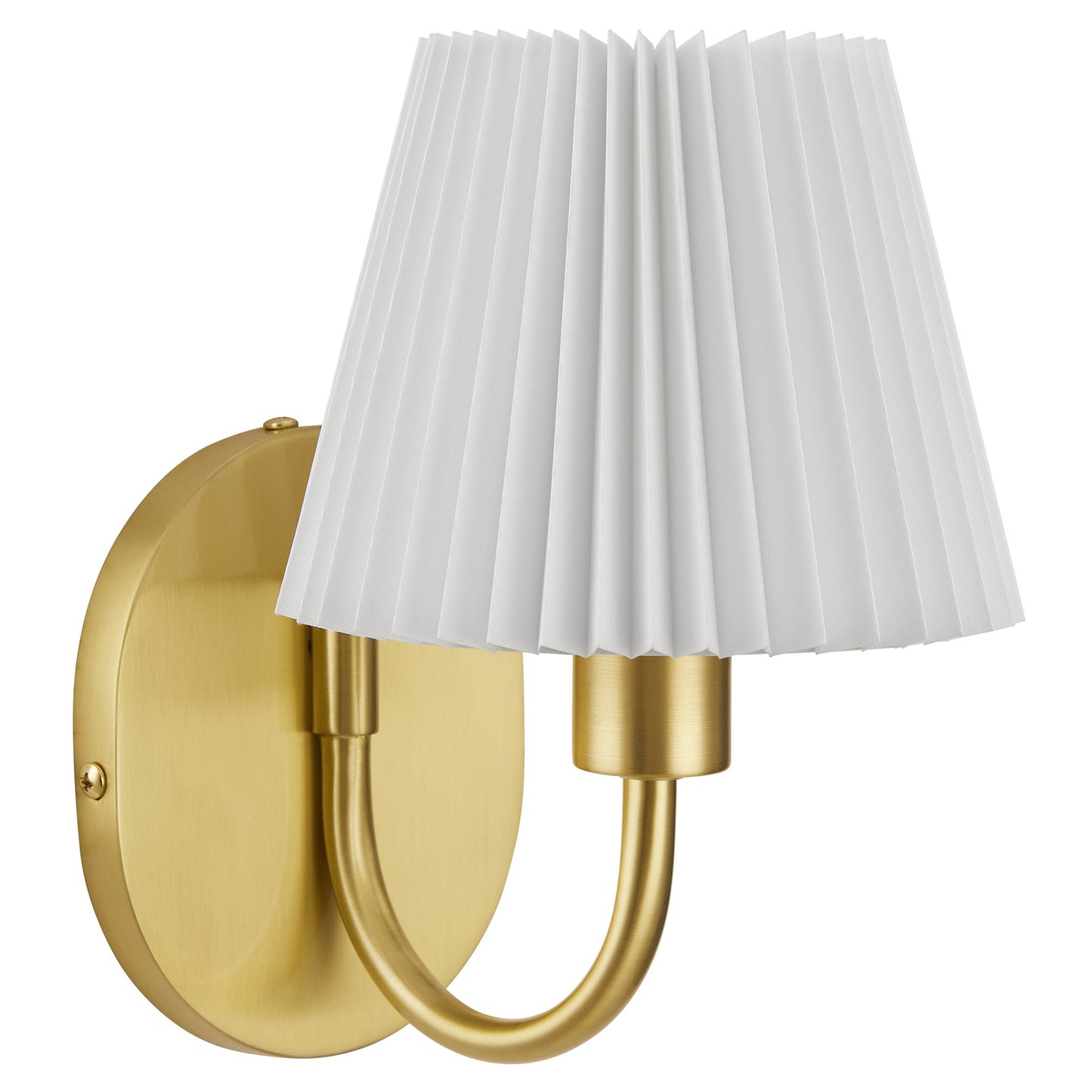 Wave Wall Sconce  in Brass