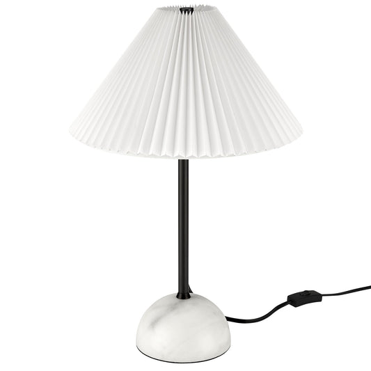 Illusion Marble Dome Table Lamp  in Black