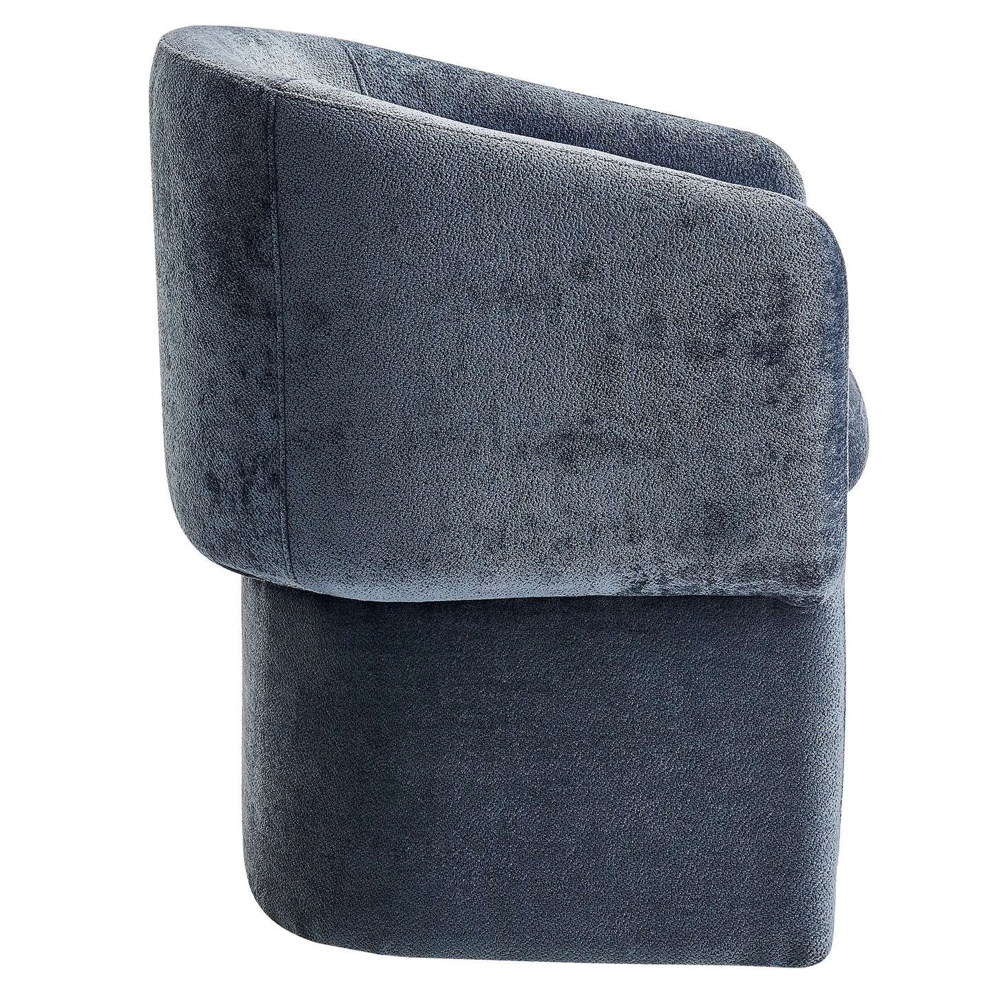 Verity Chenille Dining Armchair  in Slate Blue