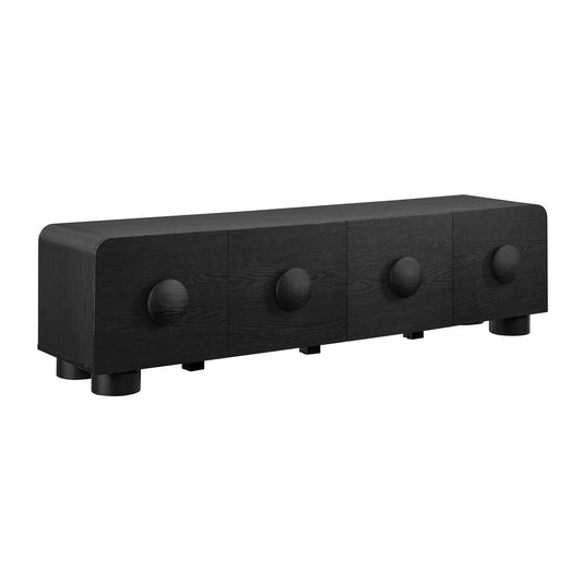 Sonnet 69" Low Profile TV Stand  in Black