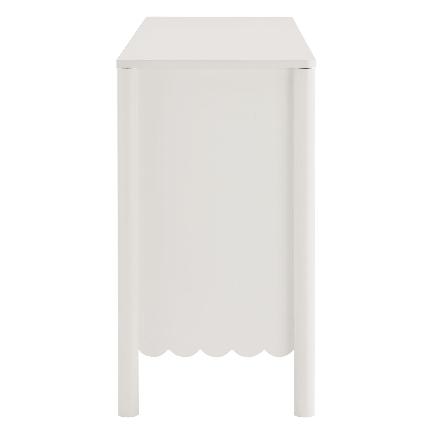 Lucine Scalloped 6-Drawer Dresser