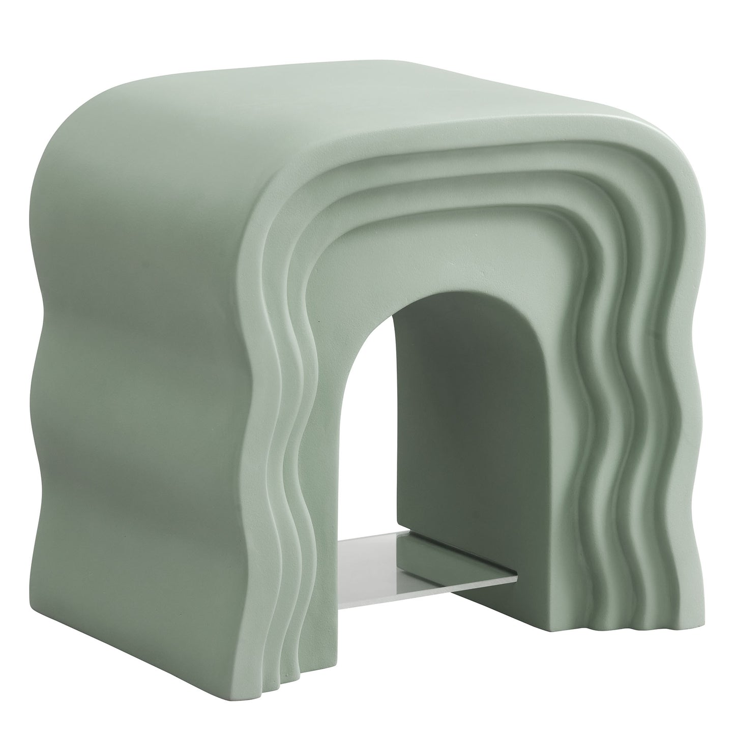 Jorin Squiggle Side Table in Sage