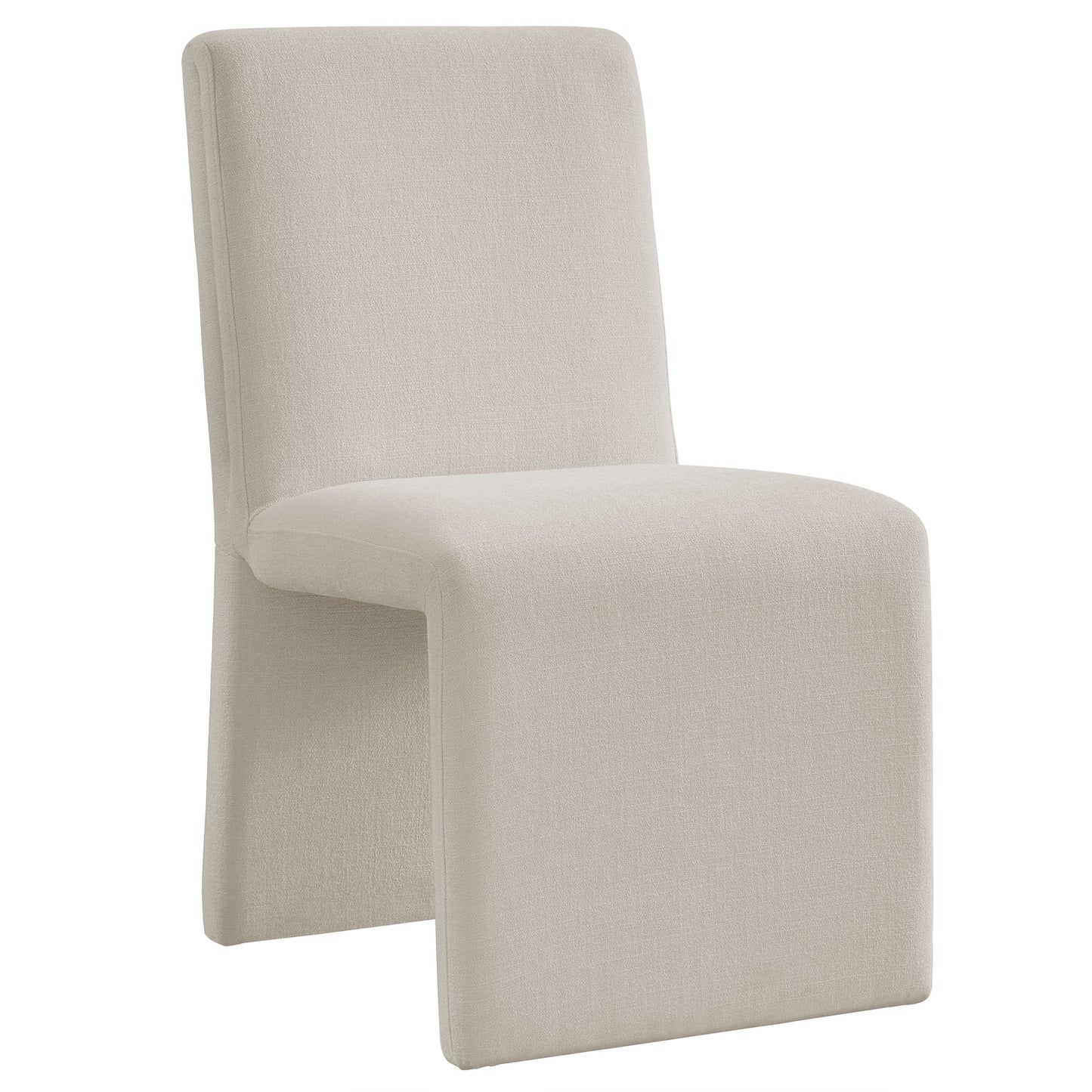 Emory Fabric Upholstered Dining Side Chair in Salt