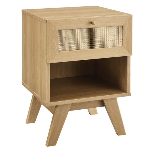 Soma 1-Drawer Nightstand  in Oak