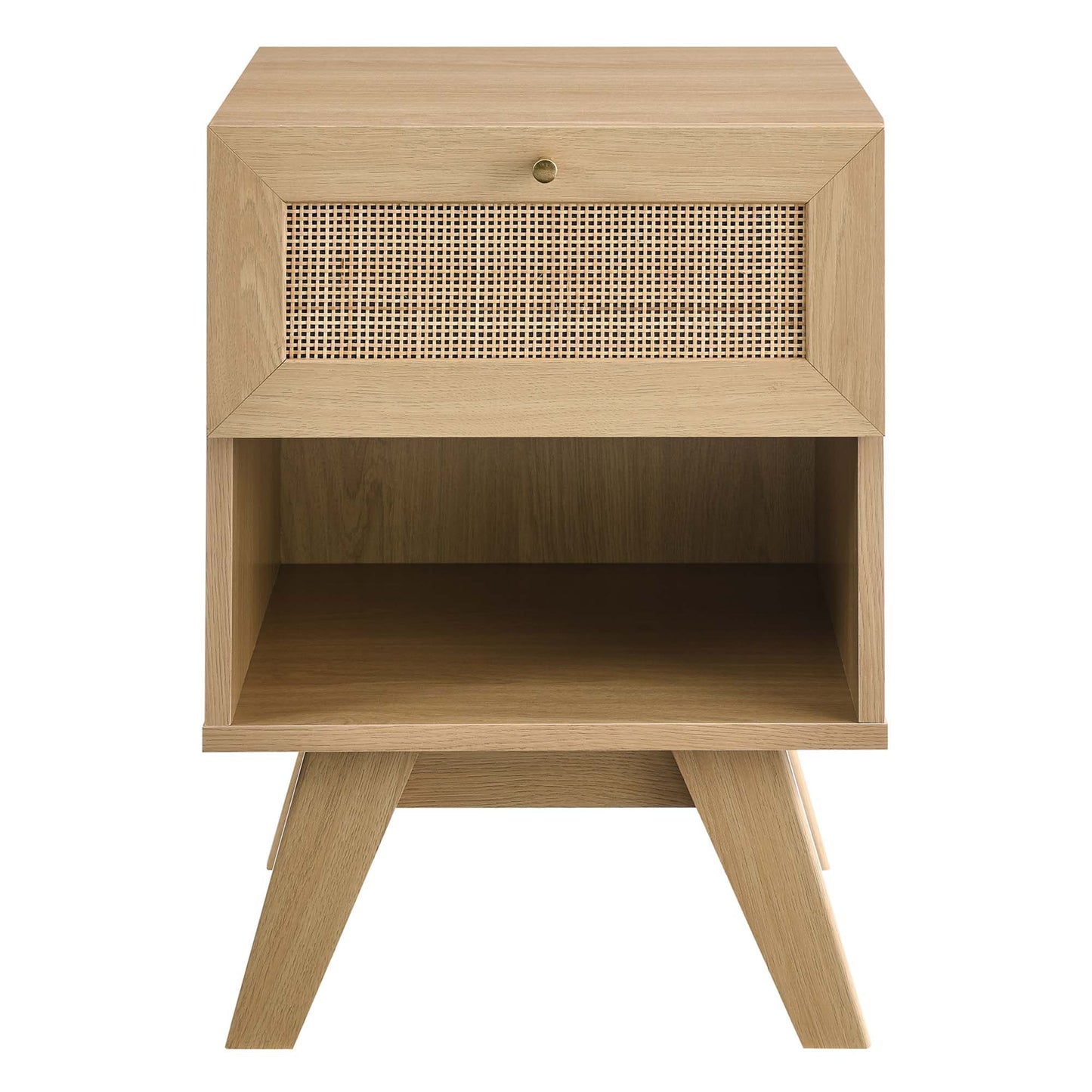 Soma 1-Drawer Nightstand  in Oak