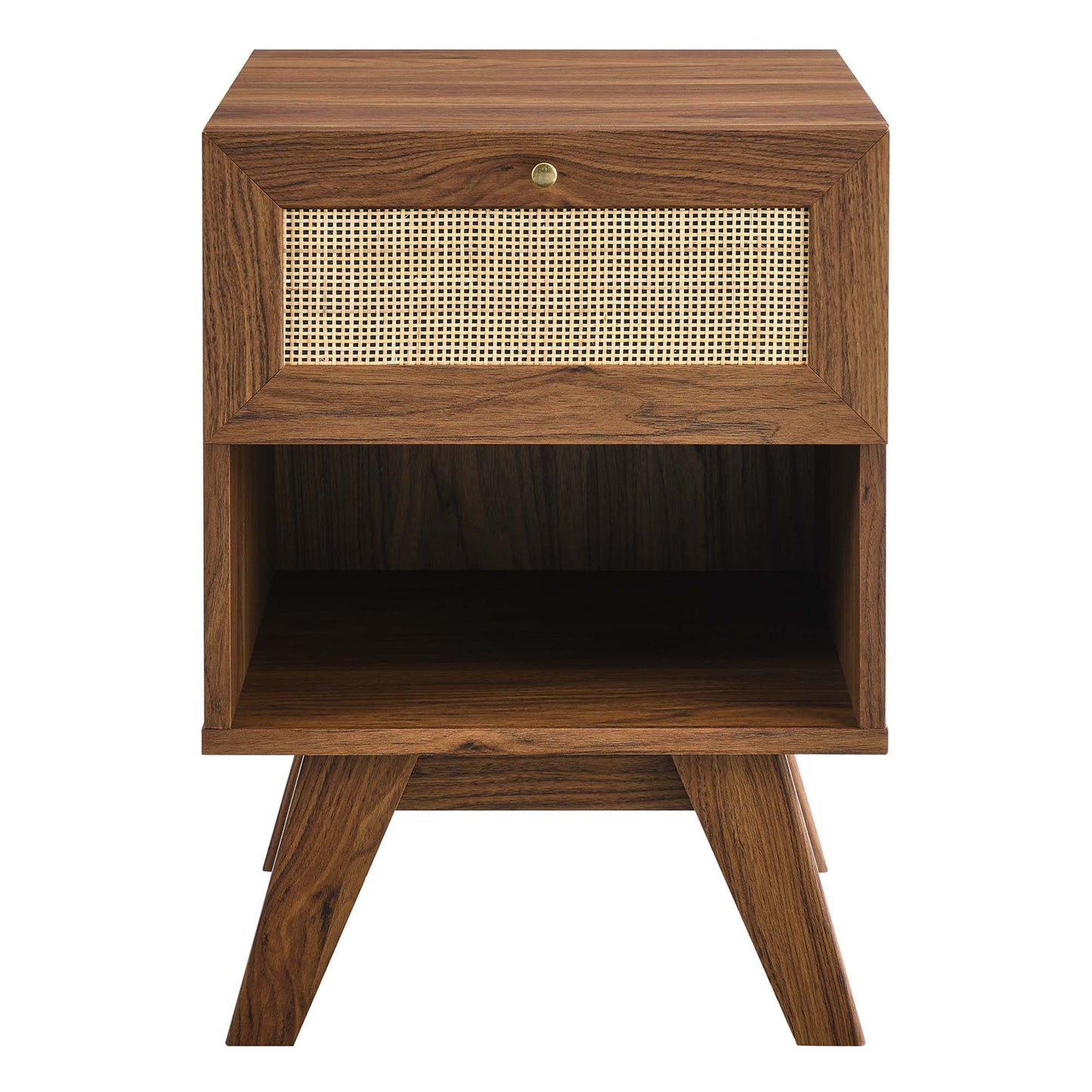 Soma 1-Drawer Nightstand  in Walnut