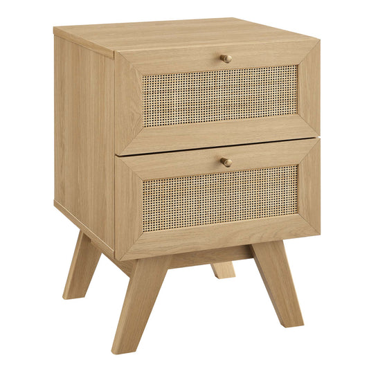 Soma 2-Drawer Nightstand  in Oak