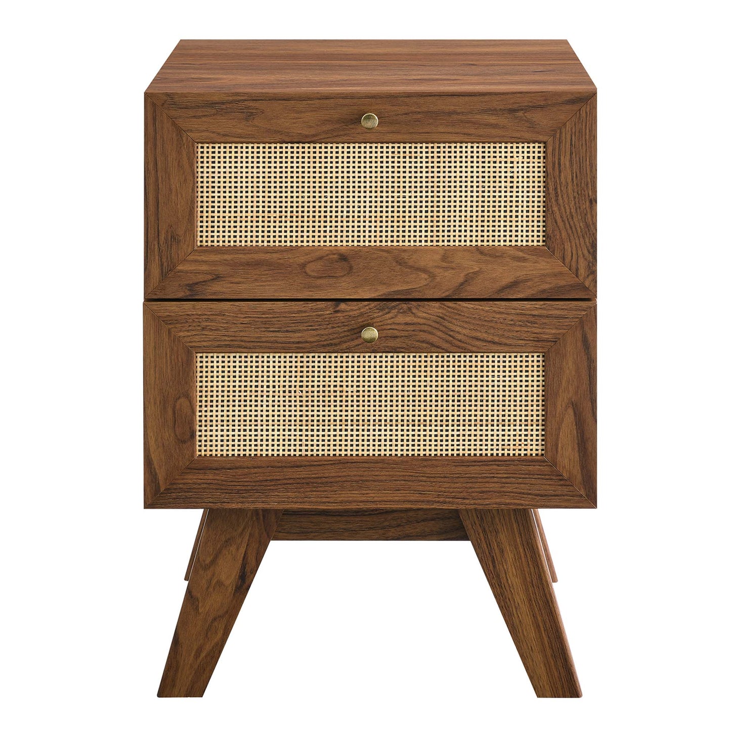 Soma 2-Drawer Nightstand  in Walnut