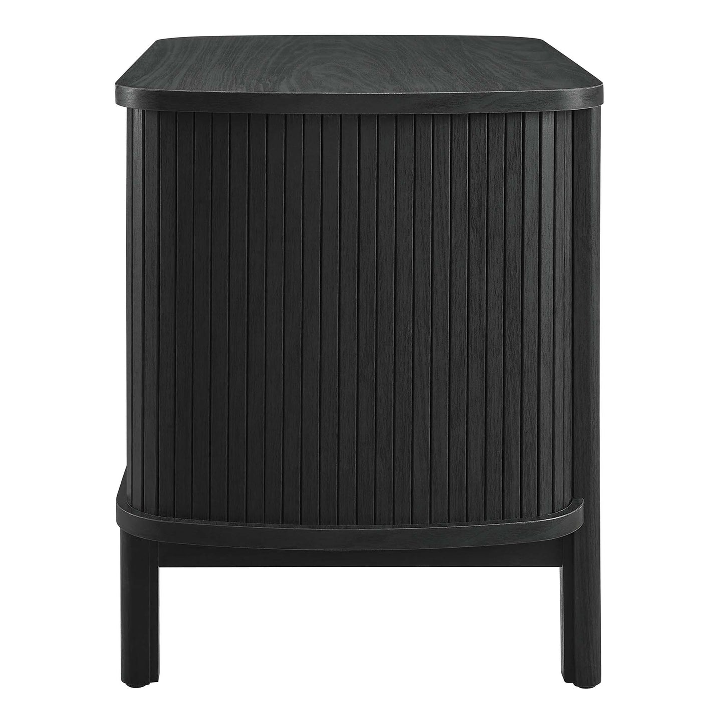 Valencia 2-Drawer Nightstand in Black