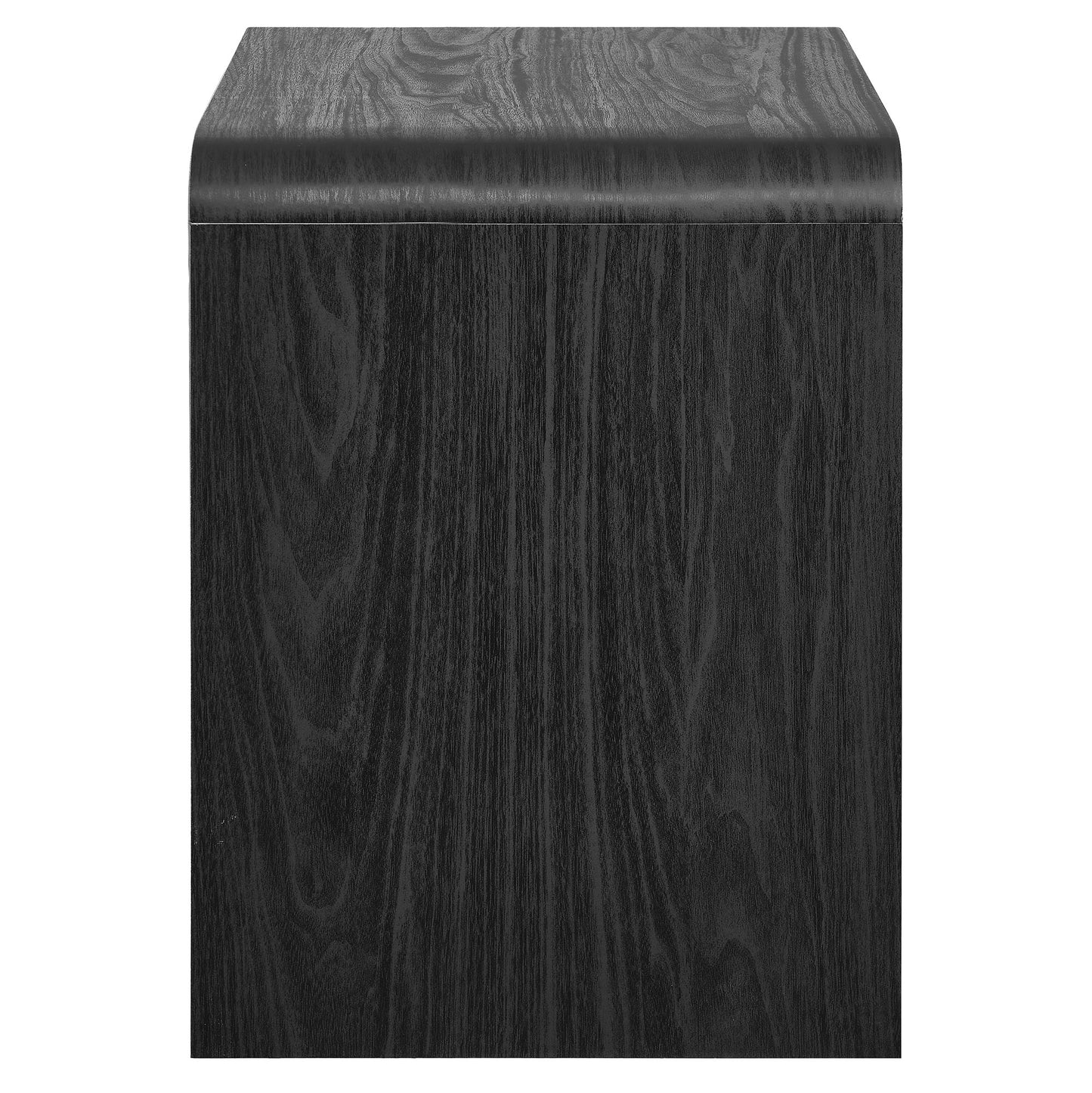 Toscana 2-Drawer Nightstand  in Black