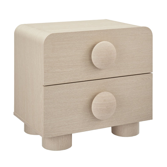 Sonnet 2-Drawer Nightstand  in Ash