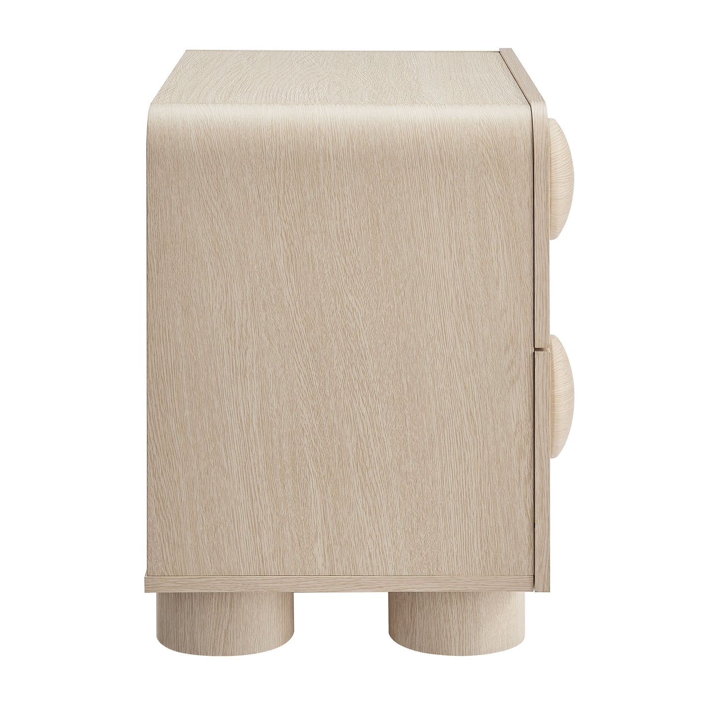 Sonnet 2-Drawer Nightstand  in Ash