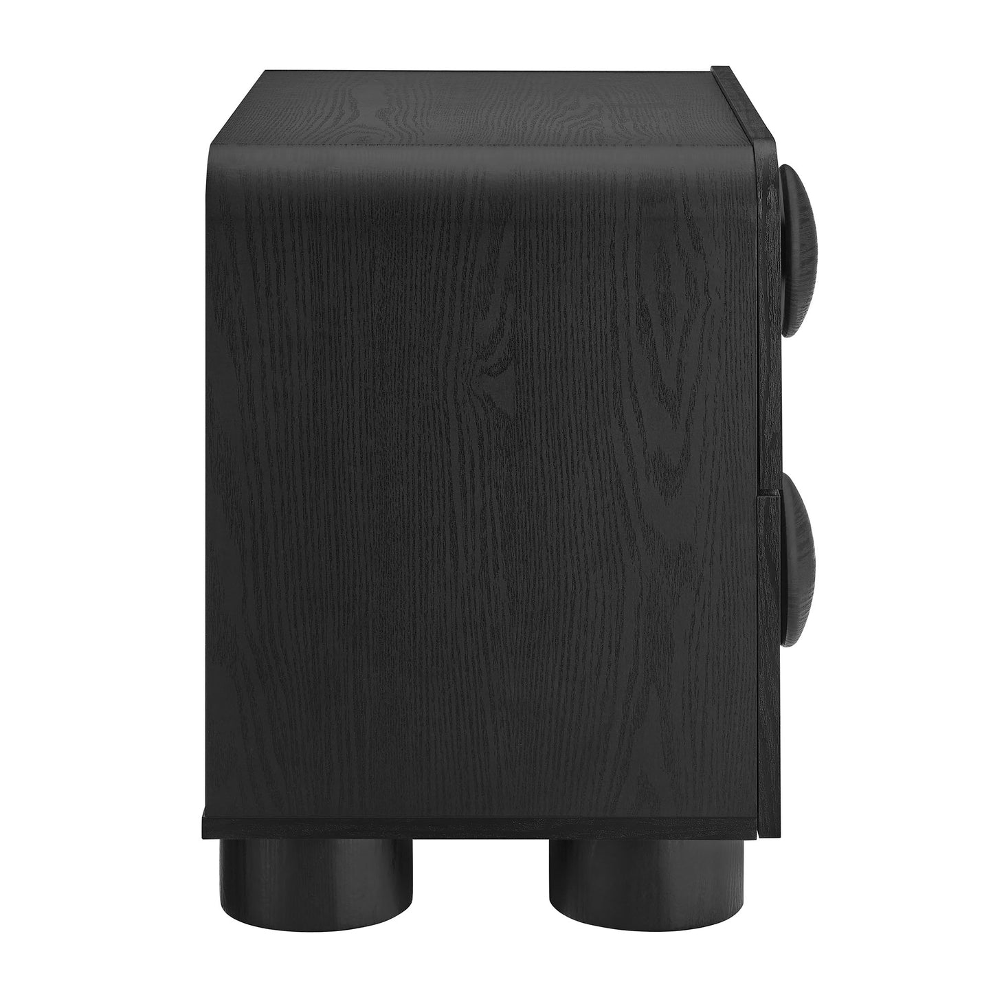 Sonnet 2-Drawer Nightstand  in Black