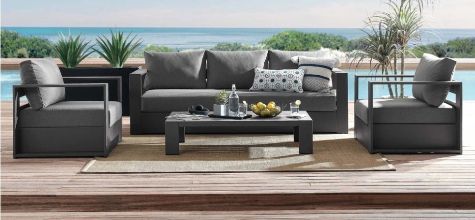 LaMod Outdoor aluminum patio Collection Set w/ cushions