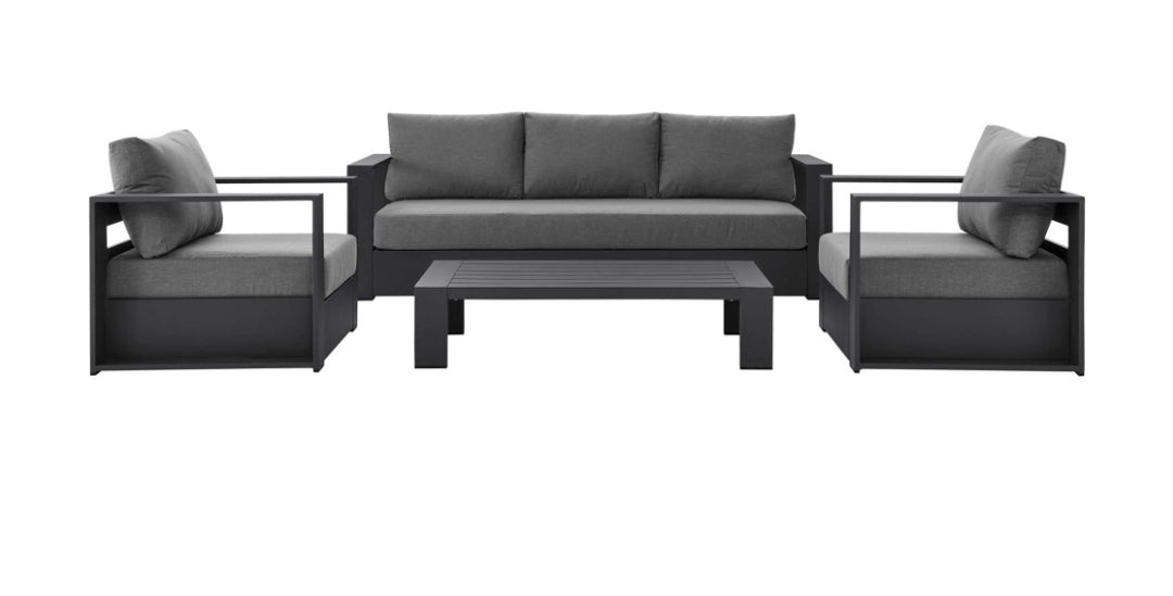 LaMod Outdoor aluminum patio Collection Set w/ cushions
