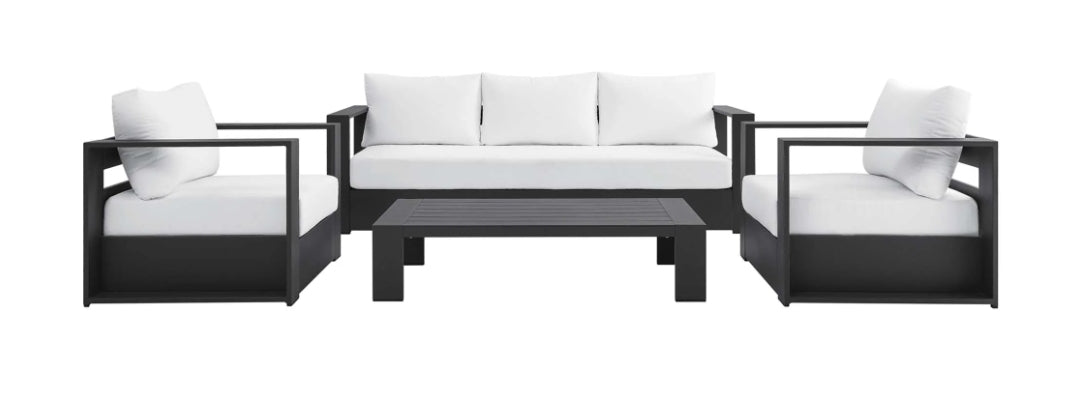 LaMod Outdoor aluminum patio Collection Set w/ cushions