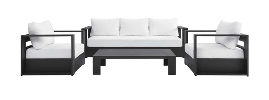 LaMod Outdoor aluminum patio Collection Set w/ cushions
