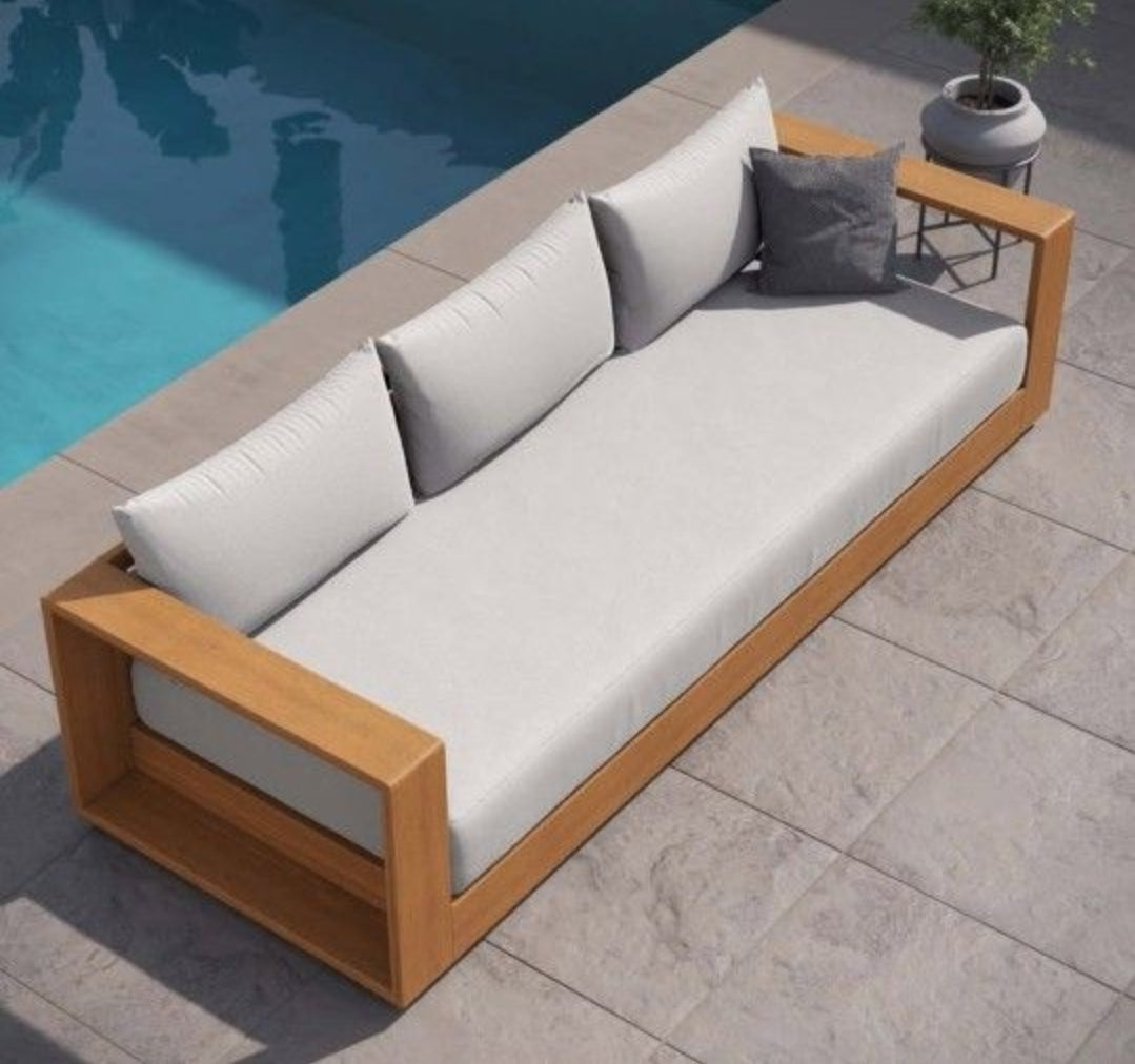 Havana patio Collection Set with light gray all weather Cushions