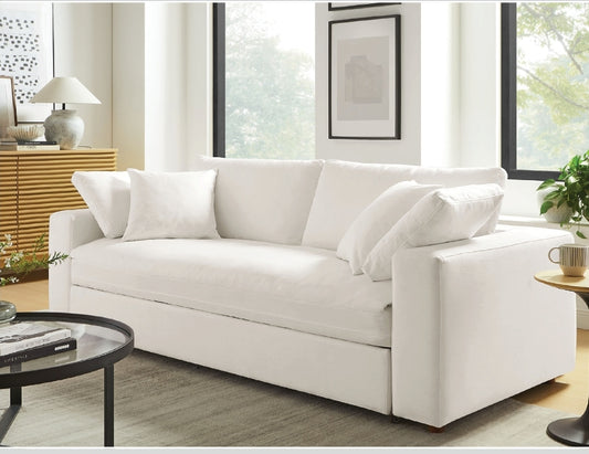 Lola Down Filled Sofa sleeper performance fabric