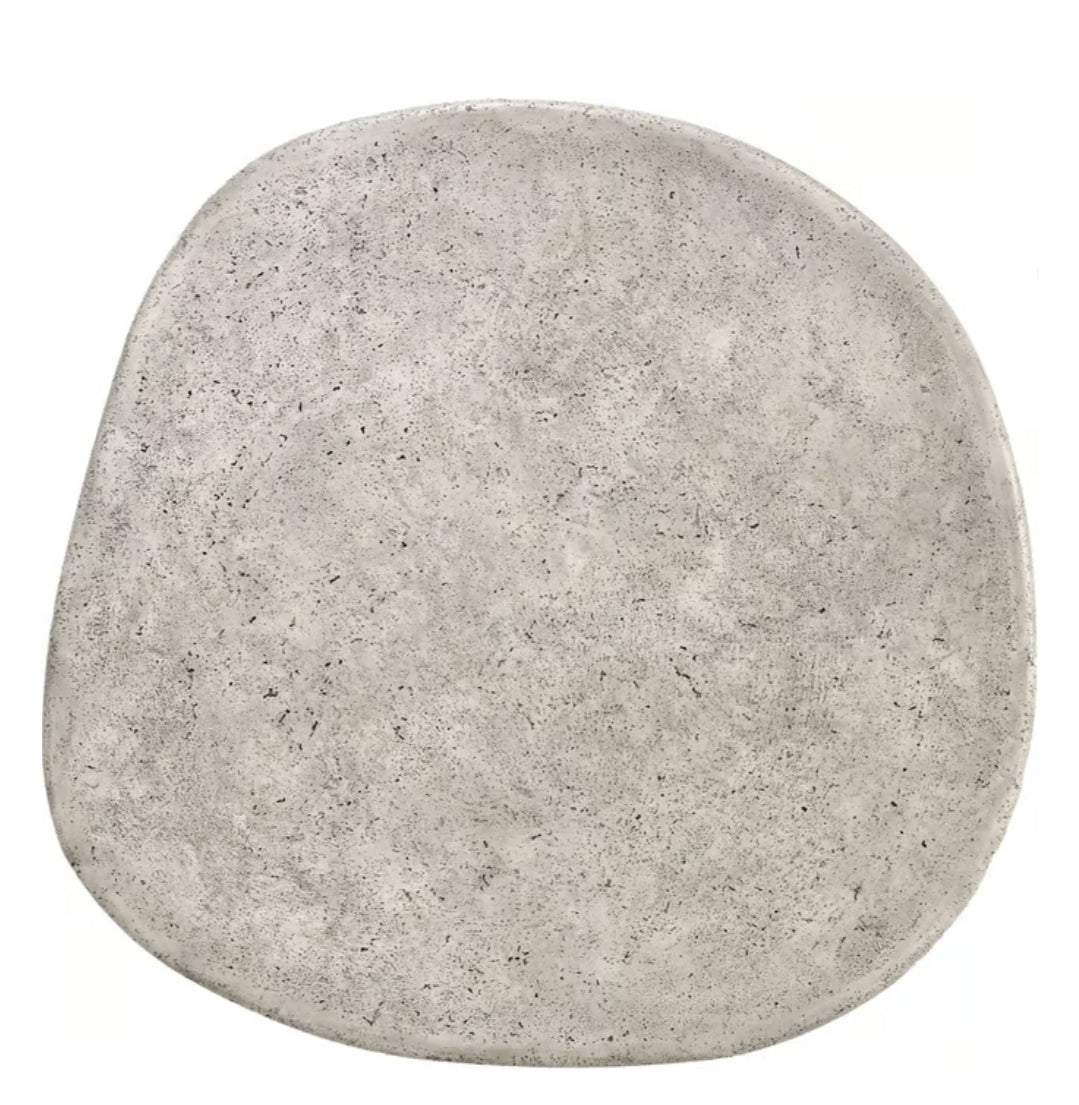 Brand New 42" Sculptural Indoor/ Outdoor irregular shaped Concrete Coffee Table