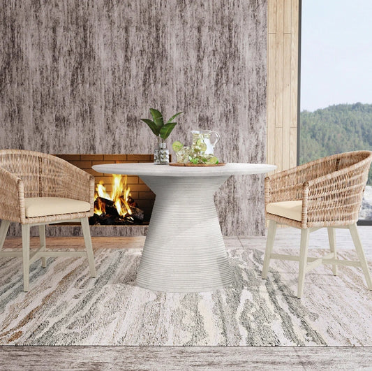 Fern white concrete Dining Table