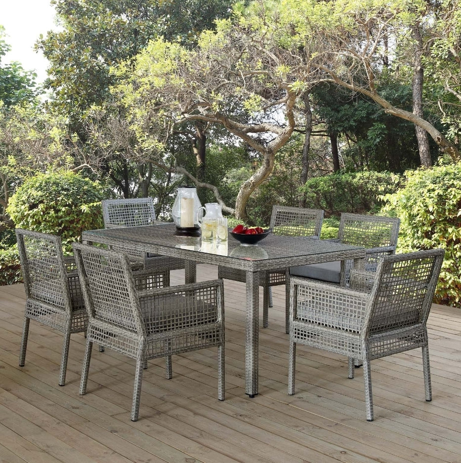 Cozymel Dining Collection - Gray or white cushions