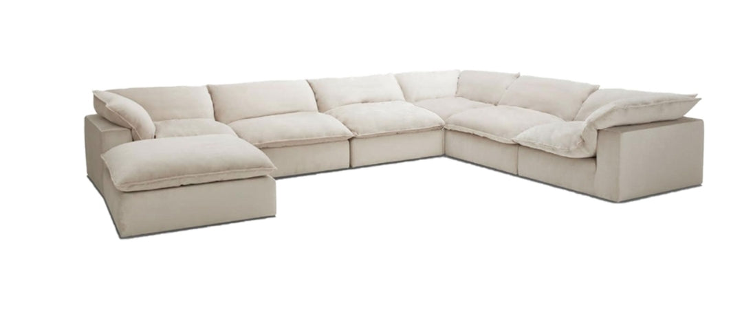 Modular Cloud like U Shaped Sectional Sofa