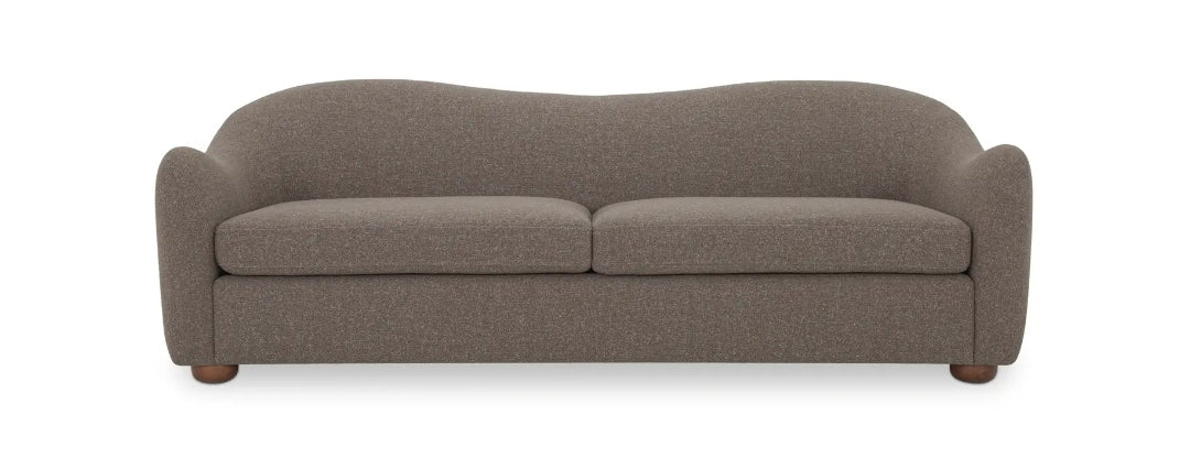 Brand New Gorgeous 90" Cocoa Brown Sofa in fully upholstered fabric by Moe's Home Collection