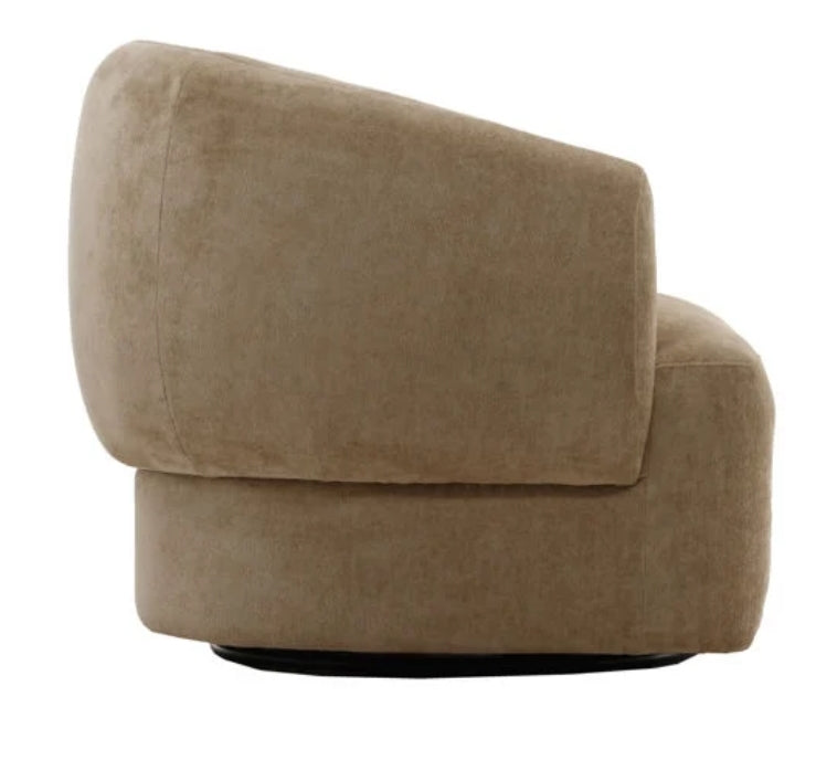 Jasper San Swivel chair upholstered in performance chenille
