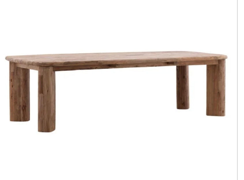 Reclaimed Teak Wood Outdoor Dining Table