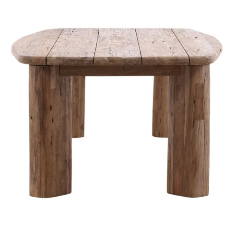 Reclaimed Teak Wood Outdoor Dining Table